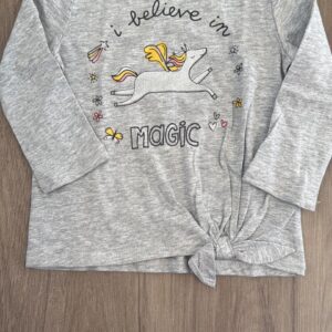 Camiseta manga longa cinza