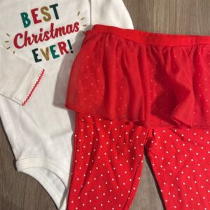Conjunto body e calça Natal