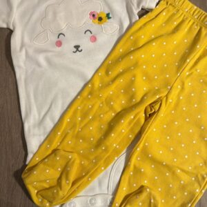 Conjunto body e calça ovelha