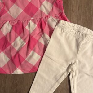 Conjunto bata xadrez e legging