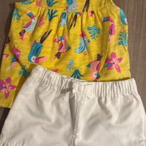 Conjunto bata e short tucano