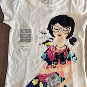 Camiseta manga curta branca mulher