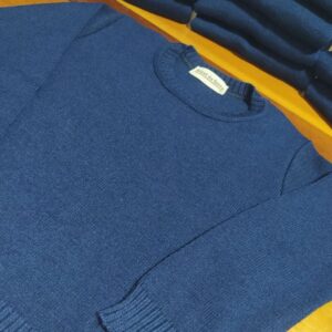 Blusa de Lã Azul Jeans