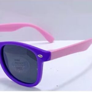 Óculos de Sol Infantil Flexível Roxo e Rosa