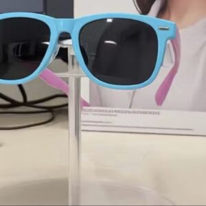 Óculos de Sol Infantil Flexível Azul e Lilás
